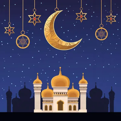 Produktbild von 20 Servietten Mosque by Night - Moschee in der Nacht 33x33cm
