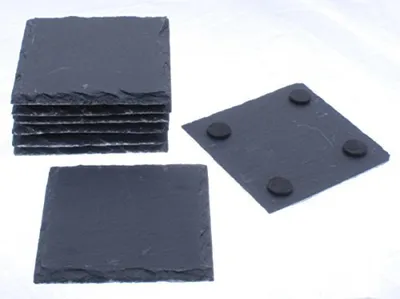 Produktbild von Naturschieferplatten 10 x 10 cm 8er Set