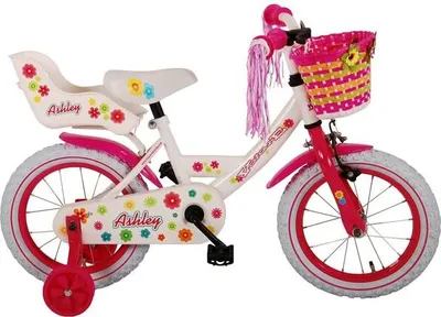 Produktbild von Volare Ashley Kinderfahrrad - Mädchen - 14 Zoll - Weiß - 95 % zusammengebaut