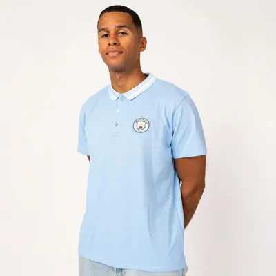 Produktbild von Manchester City Polo für Herren - Größe S / Small - Man City Polo - Lifestyle - Erwachsenes Poloshirt