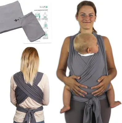 Image de Nacelle pour bébé - Nacelle pour nouveau-nés - Nacelle extensible - De la naissance à 15 kg - 5 m de long - Nacelle réglable - Beige