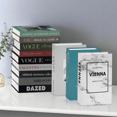 Zdjęcie produktu dla Zestaw 12 dekoracyjnych książek do dekoracji wnętrz