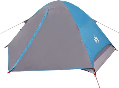 Produktbild von vidaXL Kuppel-Campingzelt 4 Personen Blau Wasserdicht