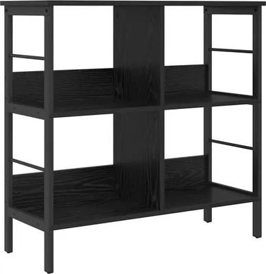 Produktbild von vidaXL Bücherregal Schwarz Eichen-Optik 82 x 32 x 79 cm Holzwerkstoff