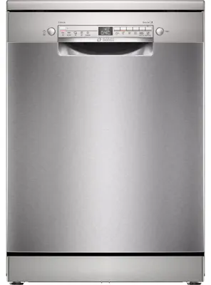Obrázek produktu pro Bosch Serie 2 SMS2HTI02E, Stojací, Plná velikost (60 cm), Nerezová ocel, Knoflíky, 1,75 m, 1,65 m