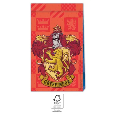 Produktbild von Amscan Harry Potter Papiertüten, Mehrfarbig, Rechteck, Papier, 4 Stück(e), 210 mm, 130 mm