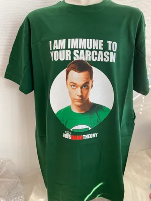 Produktbild von The Big Bang Theory ** T-Shirt Gr. M - I am Immune to your Sarcasm