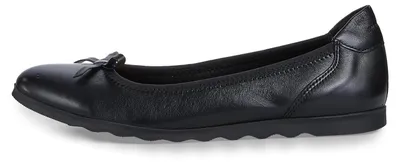 Zdjęcie produktu dla Tamaris, baleriny damskie - model 1-22128-42 003 38, kolor: czarny, materiał: skóra