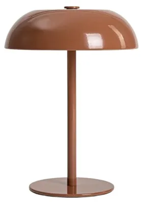 Produktbild von HOMLA Tischlampe PIXEL aus Metall, karamellfarben, 15,5 × 15,5 × 20,5 cm