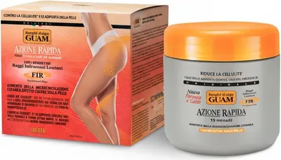 Image de GUAM Fango aux algues Rapida, masque corporel, application rapide en 15 minutes, 500 g