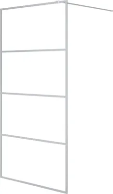 Produktbild von vidaXL Duschwand für Begehbare Dusche Silbern 100x195 cm ESG-Klarglas