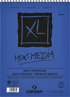 Immagine prodotto di CANSON 200001872 Blocco per schizzi e studi "XL MIX MEDIA" DIN A5