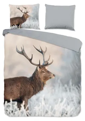 Obrázek produktu pro Dobrý den, sada povlečení "Wess" – šedá – (200x220 cm) – 100 % bavlna