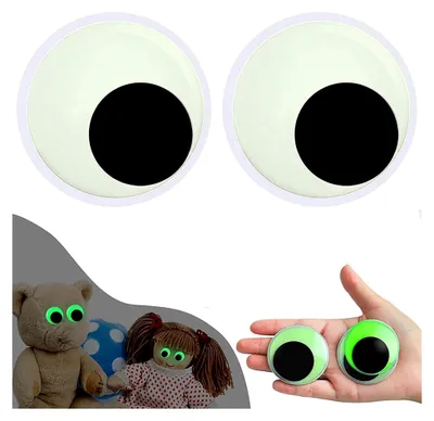 Produktbild von Große selbstklebende Wackelaugen für Bastelprojekte