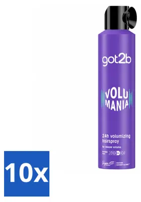 Produktbild von 10 x got2b Volumania Haarspray - 300 ml - Vorteilspackung - 10 Stücke