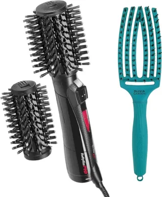 Immagine prodotto di BaByliss PRO Styler rotante ad aria calda 800 BAB2770E + Olivia Garden Finger Brush Oceano Tropicale