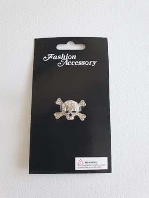 Produktbild von W30201B silberfarbend Damen Herren Totenkopf Ring