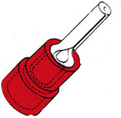 Image de Connecteur à broches rouge