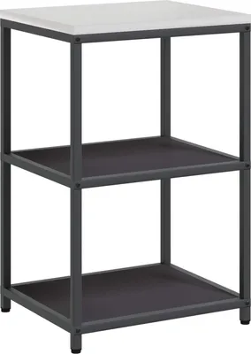 Zdjęcie produktu dla vidaXL Szafka kuchenna HATTEM, czarna, 60 x 50 x 92 cm, stal