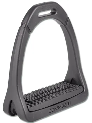 Produktbild von Compositi Steigbügel Premium Light Kunststoffsteigbügel Schwarz 12 cm