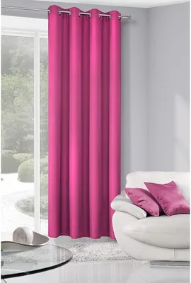 Produktbild von Eurofirany 457596, Durchscheinend, Grün, Einfarbig, Polyester, Öse, 140 g/m²