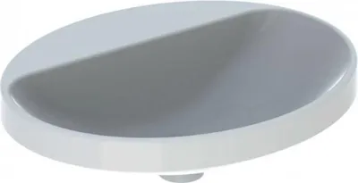 Produktbild von Geberit Geberit Einbauwaschtisch VariForm oval 550x450mm m HL o ÜL we KT