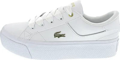 Produktbild von Lacoste Ziane Platform Logo Leath 47CFA0005216 (38/wht-gld)