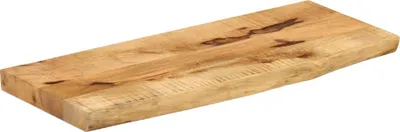 Image de vidaXL Plateau de table 70x30x3,8 cm bord d'arbre bois massif manguier rugueux