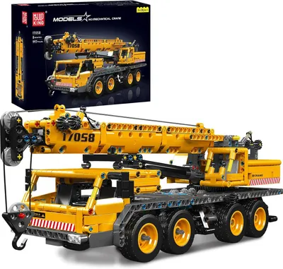 Obrázek produktu pro Sada stavebnic City Mobile Crane Truck, stavebnice pro dospělé, dárková sada hraček pro chlapce a dívky od 8 let (997 dílků)