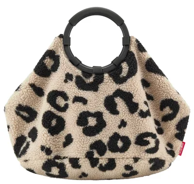 Obrázek produktu pro Reisenthel loopbag hobo, Žena, Kabela, Kapsa na zip, Hnědá, Černá, Vzorovaný, Černá