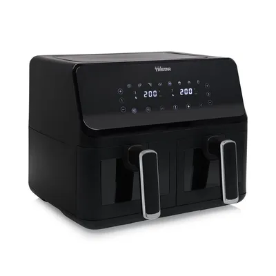 Produktbild von Tristar FR-9040, Heißluftfritteuse, 8 l, 200 °C, 6 Person(en), Doppel, Schwarz