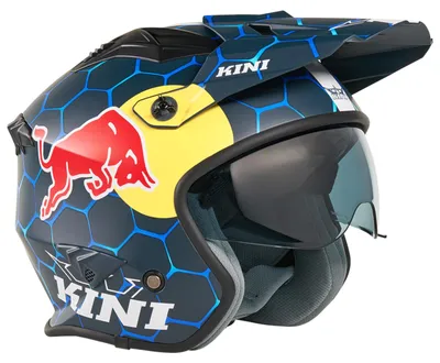 Produktbild von Kini Red Bull Motocross Helm XDR 1.0 , Blau, XS