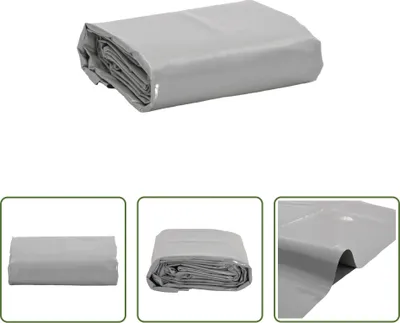 Immagine prodotto di The Living Store Abdeckplane Grau 4x5 m 650 g/m²