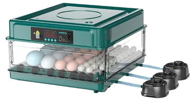 Produktbild von Eierbrüter, automatische Wendung, temperaturgesteuert, 48Eier
