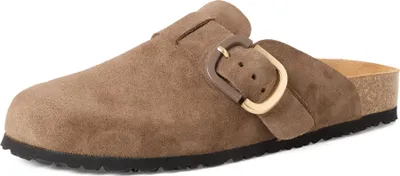 Produktbild von Tamaris Damen Clog aus Leder mit ergonomischem Fußbett 1-27600-44, Größe:42 EU, Farbe:Braun