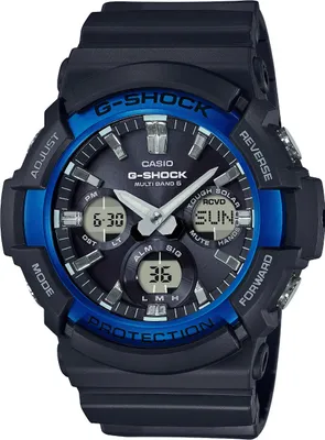 Image de Montre pour homme Casio G-Shock Montre-bracelet GAW-100B-1A2ER numérique Radio-pilotée Solaire