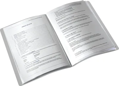 Produktbild von Sichtbuch Style A4 20 Hüllen satin schwarz Packung mit 10 Stück