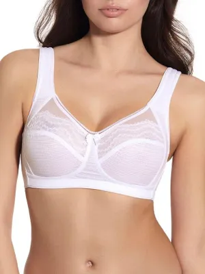 Produktbild von Selene BH Alessia ohne Bügel Spitze weich Weiß 95C