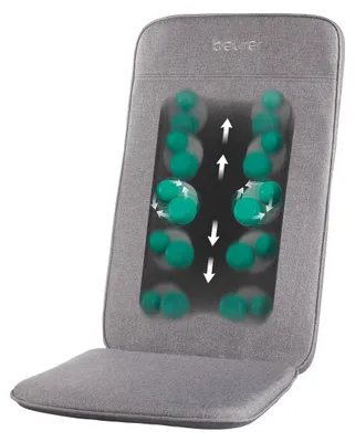 Produktbild von Beurer MG 202 Shiatsu-Massagesitzauflage hellgrau, 2 Intensitätsstufen, für