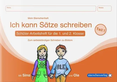 Produktbild von Ich kann Sätze schreiben Teil 1 Mein Sternchenheft für die 1. und 2. Klasse