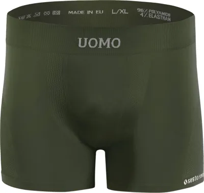 Produktbild von Sesto Senso Herren boxershorts SOLAR nahtlose Unterwäsche flexibel Männer Stretch - Khaki - L/XL