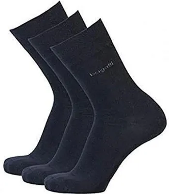 Produktbild von bugatti Basic Mens Socks 3er Pack 6703 545 dark navy dunkelblau Strumpf Socken, Größe:47-50