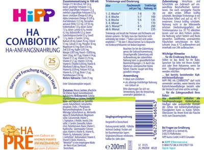 Produktbild von HiPP PRE HA COMBIOTIK® trinkfertig (6x200ml)
