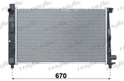 Produktbild von FRIGAIR 0106.3006 Kühler Wasserkühler Motorkühler passend für MERCEDES-BENZ A-Klasse (W168)