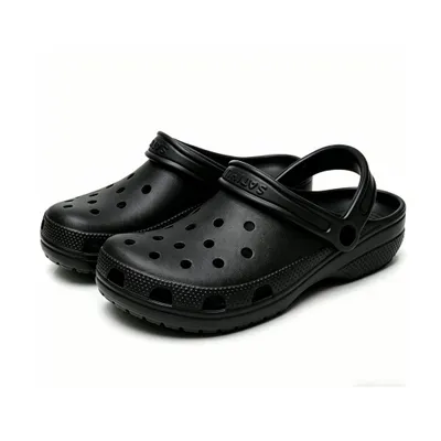 Produktbild von EVA Clogs Uni Schwarz Größe 38-39 Leichte Gartenclogs Antirutsch