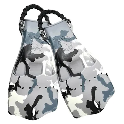 Image de Aileron JET avec ressort, camouflage blanc, taille XL