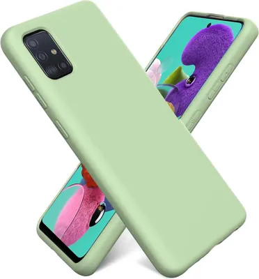 Immagine prodotto di Custodia Samsung Galaxy A51 protezione del telefono cellulare copertura in silicone gel custodia del telefono cellulare, verde