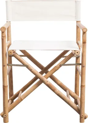 Produktbild von Möbel Outdoor-Stuhl/Picknickstuhl - Klappbarer Regiestuhl 2er Set - Gartensessel - Bambus und Canvas - 58x48x89 cm Top9733893