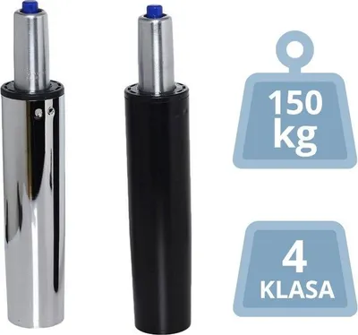 Produktbild von Gasfeder „195“ Schwarz – Klasse 4, bis 150 kg