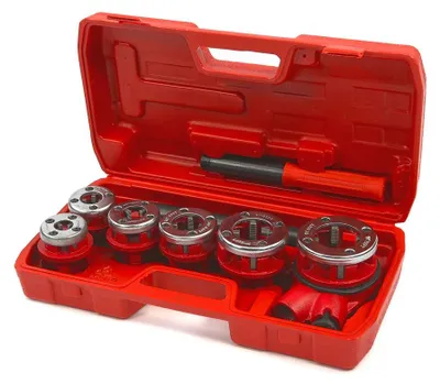 Produktbild von HBM 8-teiliges Rohrgewindeschneidset 6,3 – 31 mm